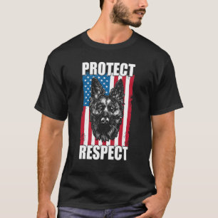 Politiehond K 9 Duitse Herder Handhaving 2 T-shirt