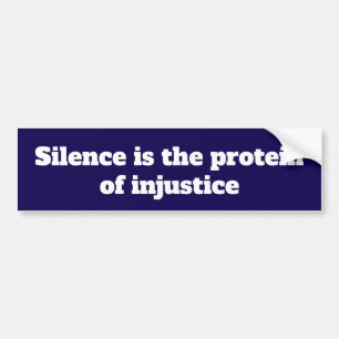 Politiek activisme citaat bumpersticker