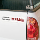 politiek bumpersticker (Op Truck)