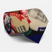 Politiek Button Stropdas (Opgerold)