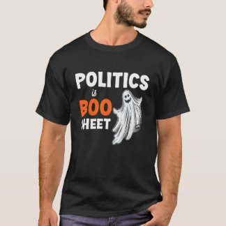 Politiek is boekenblad spook grappige politieke br t-shirt
