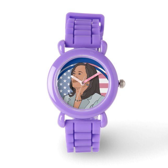 Politiek Kamala Harris Horloge (Voorkant)