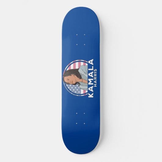 Politiek Kamala Harris Skateboard (Voorkant)