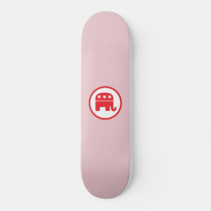 Politiek symbool van de Republikeinse Partij (olif Skateboard
