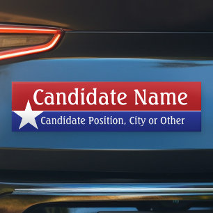 Politiek thema - pas deze Bumpersticker aan!
