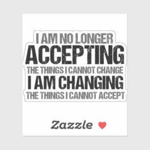 Politieke activist Inspirerend citaat over verande Sticker