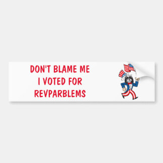 Politieke Bumpersticker
