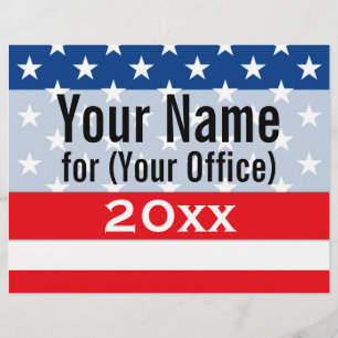 Politieke campagne Niet-partijgebonden Gedrukte ka Flyer