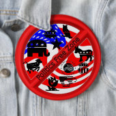 Politieke Campagnevertegenwoordiger Button (In situ)