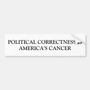 Politieke correctheid bumpersticker