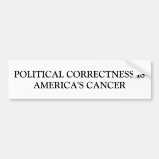 Politieke correctheid bumpersticker