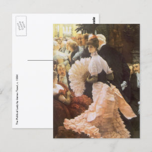 Politieke dame van James Tissot,  Victoriaans Briefkaart
