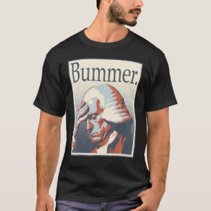 Politieke humor met historische figuren George Wa T-shirt