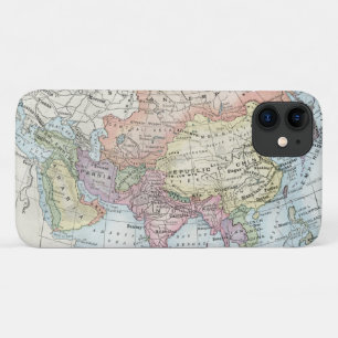 Politieke kaart van Azië (1916) iPhone 11 Hoesje