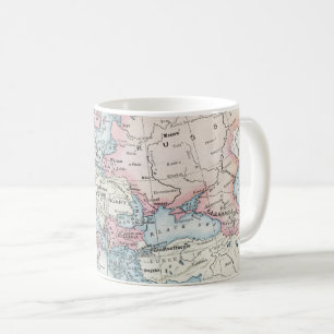 Politieke kaart van Europa (1916) Koffiemok