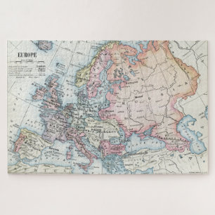 Politieke kaart van Europa (1916) Legpuzzel