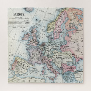 Politieke kaart van Europa (1916) Legpuzzel