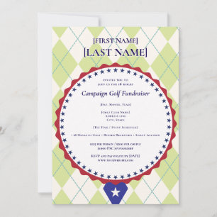 Politieke Kandidaat Golf Scramble 2026 Fundraiser Kaart