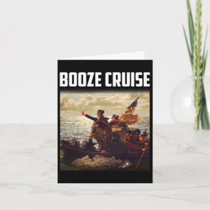 Politieke partij Booze Cruise Shades en Red Cups T Kaart
