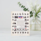  politieke Presidenten Briefkaart (Staand voorkant)