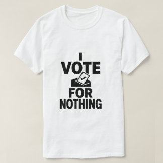Politieke Satire Minimaal Meme-ontwerp T-shirt