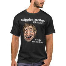 Politieke T-shirt, Wiggles McGee voor president