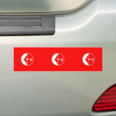 Politieke vlag Colombia Bumpersticker (Op auto)