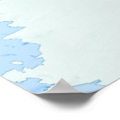 Politieke wereldkaart Mercator-projectie Poster (Hoek)