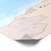 Politieke wereldkaart poster (Hoek)