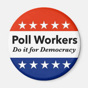 Politieke werknemers doen het voor de democratie magneet