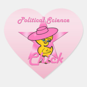 Politieke wetenschappen kiezen 8 hart sticker
