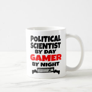 Politieke wetenschapper van Day Gamer by Night Koffiemok