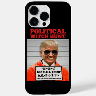 Politieke Witch Hunt van Donald Trump Case-Mate iPhone 14 Pro Max Hoesje