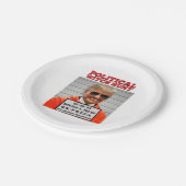 Politieke Witch Hunt van Donald Trump Papieren Bordje (Gekanteld)