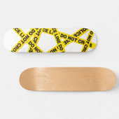 Politielijn - kruis niet skateboard (Horizontaal)