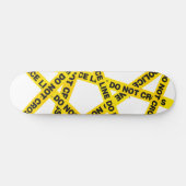 Politielijn - kruis niet skateboard (Horizontaal)