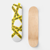 Politielijn - kruis niet skateboard (Voorkant)