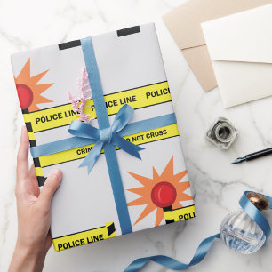 Politielijn Plaats Delict Niet Betreden Cadeaupapier