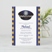 politieman | Politie | Cop Pet Graduation Party Kaart (Staand voorkant)