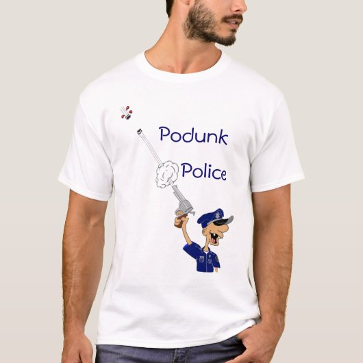 politieman t-shirt (Voorkant)
