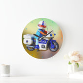 Politiemotorfiets Grote Klok (Huis)