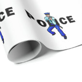 Politieoptreden Logo Cadeaupapier (Rol Hoek)