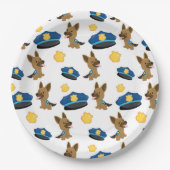 Politiepatroon Papieren Bordje (Voorkant)