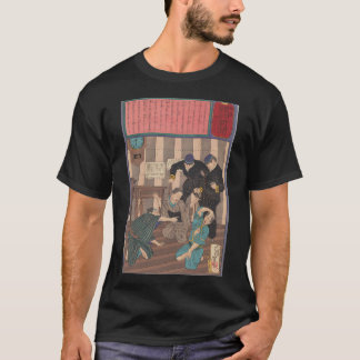 Politiepatrouille die een in een begraafplaats voo t-shirt