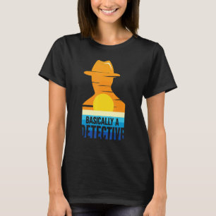 Politierechercheur True Crime.. een rechercheur. T-shirt