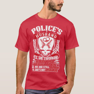 Polities Man Trots Politie T Shirten voor Politie T-shirt