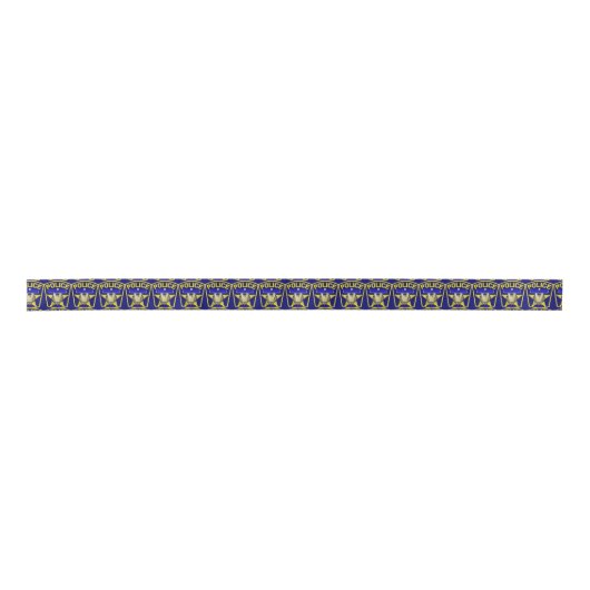 Politieschild Satin Ribbon Lint (Voorkant)