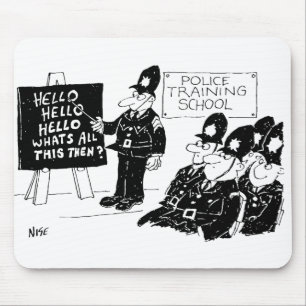 Politieschool Cartoon Muismat