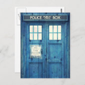 politietelefoon Openbare telefooncel Briefkaart (Voorkant / Achterkant)