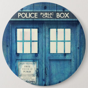  politietelefoon Openbare telefooncel Ronde Button 6,0 Cm